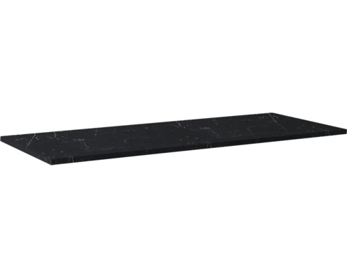 JUNGBORN Wastafelblad mat zwart 1210 x 460 mm zonder uitsparing
