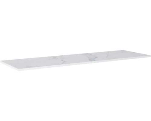 JUNGBORN Wastafelblad wit mat 1610 x 460 mm zonder uitsparing