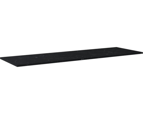 JUNGBORN Wastafelblad mat zwart 1610 x 460 mm zonder uitsparing