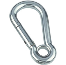 Karabijnhaak met veerring