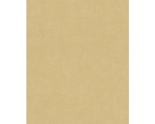 RASCH Vliesbehang 489644 Selection effen geel/beige Vliesbehang met gelijkmatige structuur