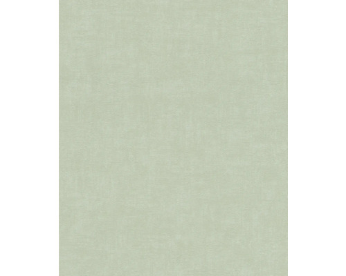 RASCH Vliesbehang 489651 Selection effen groen Behang met textuur