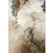 Abstract schilderij met lichte en donkere vlakken