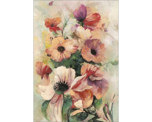 Schilderij met bloemmotief