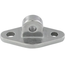 Metalen relingvoet met bevestigingsgaten