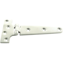 T-vormig scharnier van metaal met bevestigingsgaten