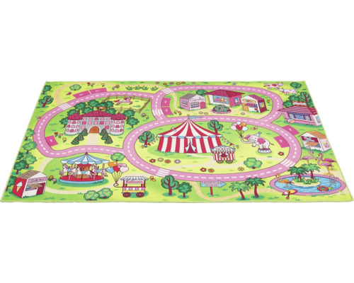 Speelkleed met kermis, circus en wegen