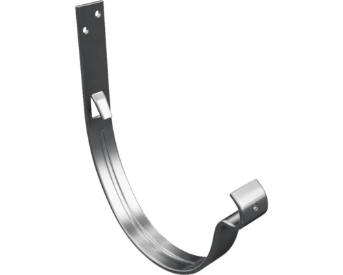 PRECIT halfronde gootbeugel van staal magnelis® grijs NW 125 mm 80 mm Metalen dakgootbeugel