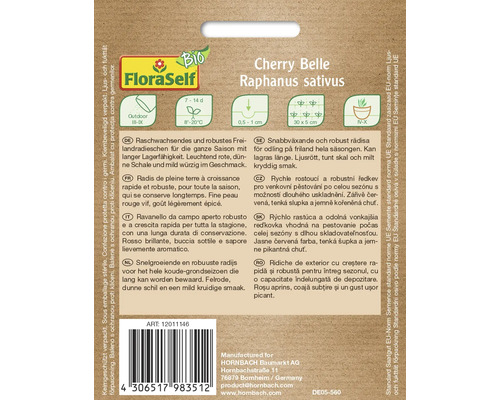 Zadenpakket Cherry Belle radijs