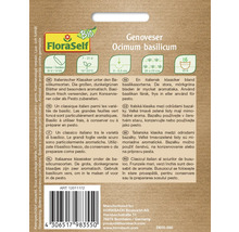 FloraSelf Genoveser Ocimum Basilicum zadenpakket