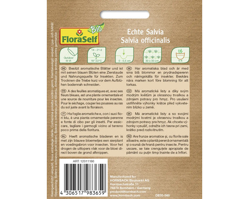 Echte Salvia Salvia officinalis planteninformatie