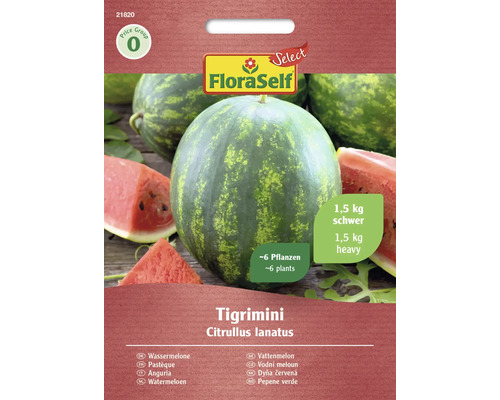 FLORASELF SELECT Groentezaden Watermeloen Tigrimini 6 st.