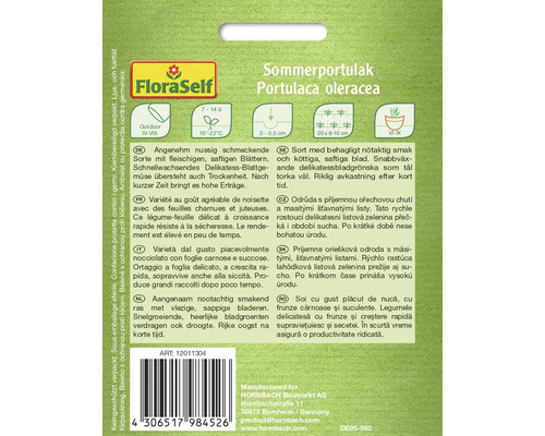 Zomerpostelein zadenpakket