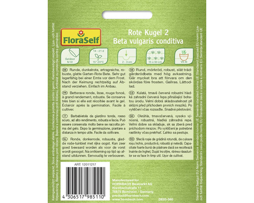 Zaadpakket rode biet ras Rote Kugel 2