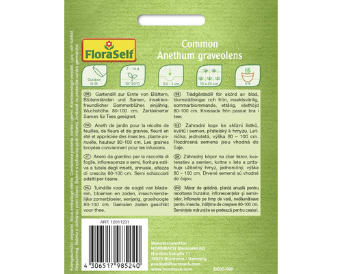 Verpakking tuindille zaad