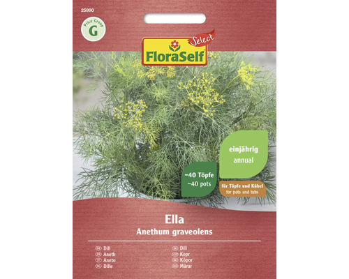 FLORASELF SELECT Kruidenzaden Dille Ella 40 st. FLORASELF SELECT Kruidenzaden Dille Ella 40 st.