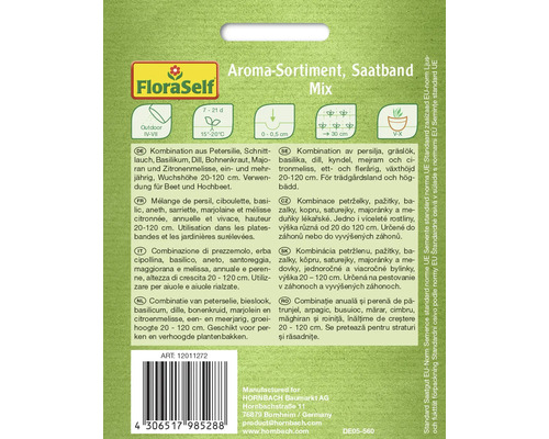 FloraSelf Aroma-assortiment Zaadlint Mix