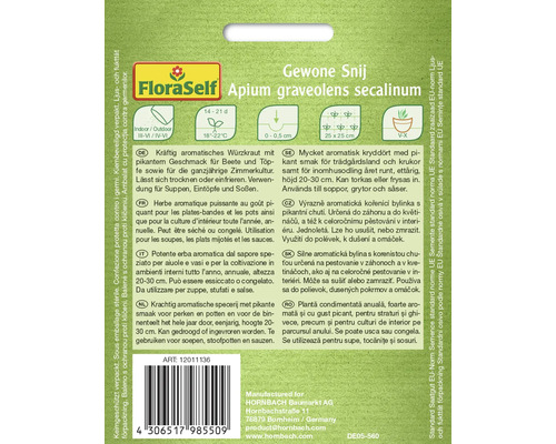 Zaadverpakking voor Gewürzfenchel om te zaaien