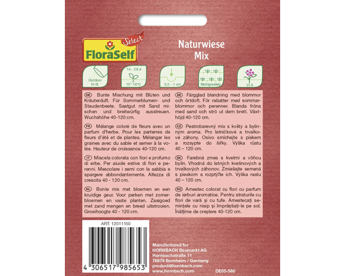 FloraSelf Naturwiese Mix voor bloemen en vaste planten