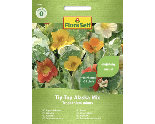 FLORASELF Bloemenzaden Klimkers Tip-Top Alaska Mix