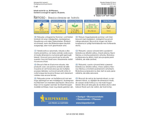 Broccolizaden van de variëteit Ramoso