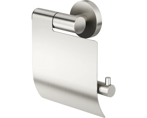 Metalen toiletpapierhouder met afdekking