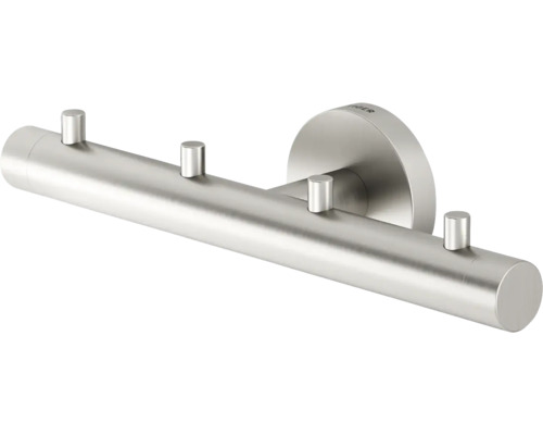 Metalen kledinghaakstrip met vier haken voor wandmontage