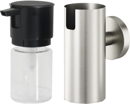 Zeepdispenser met houder voor wandmontage
