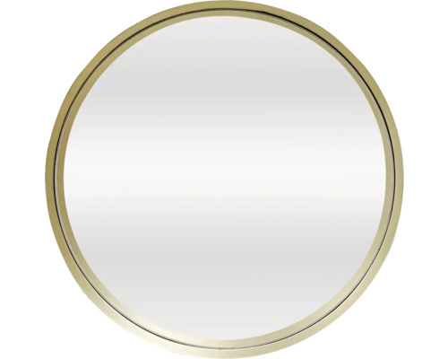 Spiegel metaal goud ø 30,5 cm