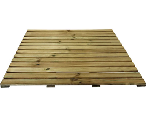 Vlondertegel geïmpregneerd grenenhout 14-lats PEFC 100 x 100 x 2,8 cm Houten tegel voor buiten