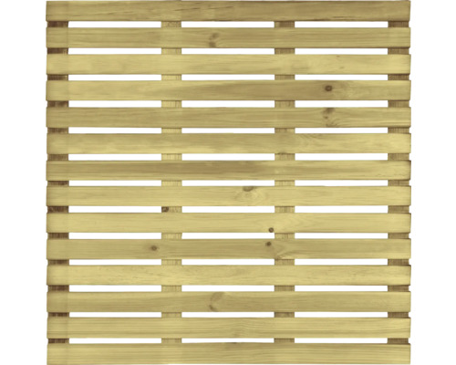 Houten palissade voor tuinontwerp