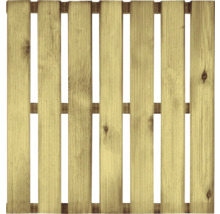 Vlondertegel geïmpregneerd grenenhout 7-lats PEFC 50 x 50 x 2,8 cm