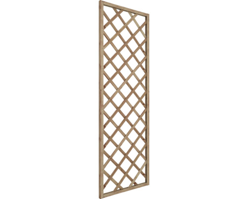 Houten trellis voor plantenbevestiging in de tuin