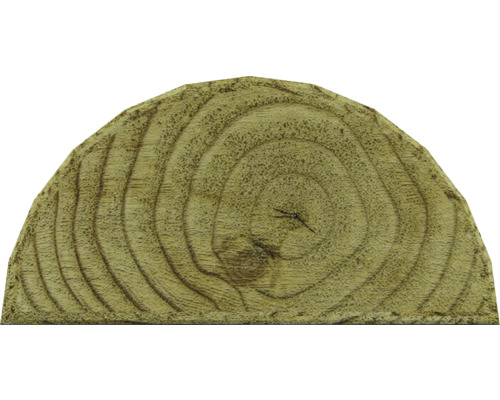 Halfronde lat regel geïmpregneerd grenen hout 250x7 cm