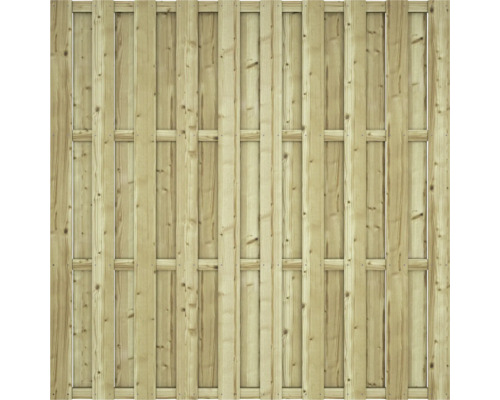 Tuinscherm recht fijnbezaagd geïmpregneerd hout 180x180 cm