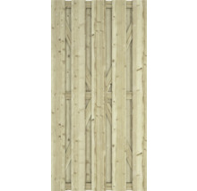 Houten schutting gemaakt van latten