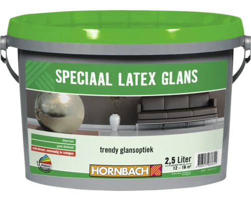 HORNBACH Speciaal latex glans wit 2,5 l