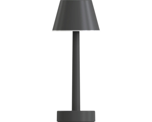 CALEX Oplaadbare tafellamp Lucca zwart