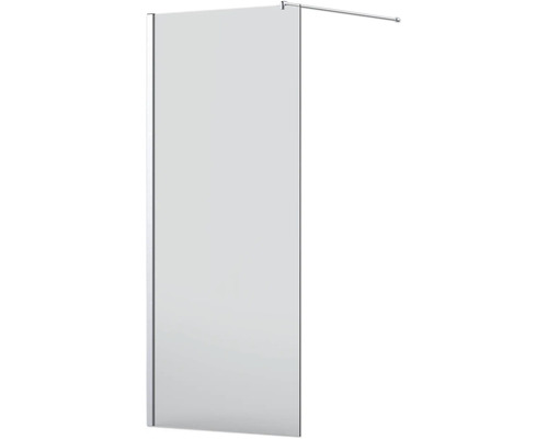 Douchescherm met stabilisatiestang