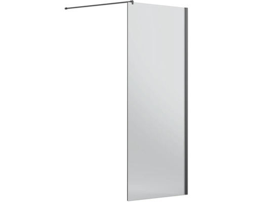 Douchescherm met stabilisatiestang