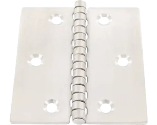 Metalen deurscharnier met schroefgaten