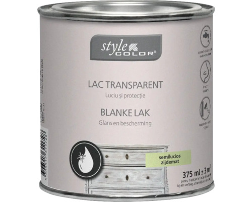 STYLECOLOR Vernis voor krijtverf kleurloos zijdemat 375 ml Blik transparante lak van Style Color voor glans en bescherming