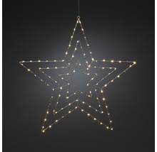 Decoratieve ster met verlichting om op te hangen