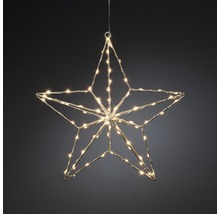 Decoratieve ster met verlichting om op te hangen