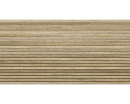 Wand- en vloertegel Finlandia 60 x 120 cm gerectificeerd Houten gevelbekleding met horizontale planken
