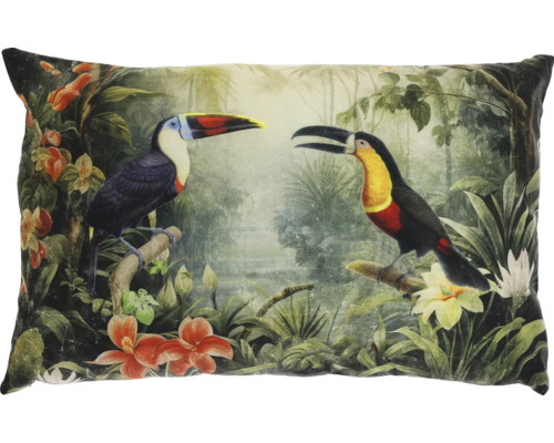 UNIQUE LIVING Kussen Winter tropical print 40x60cm