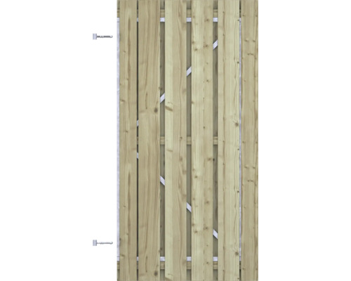 OUTDOOR LIFE Poort enkel op frame geïmpregneerd grenen hout 90x180 cm