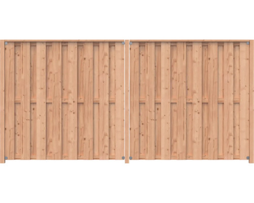 Houten schutting van naaldhout