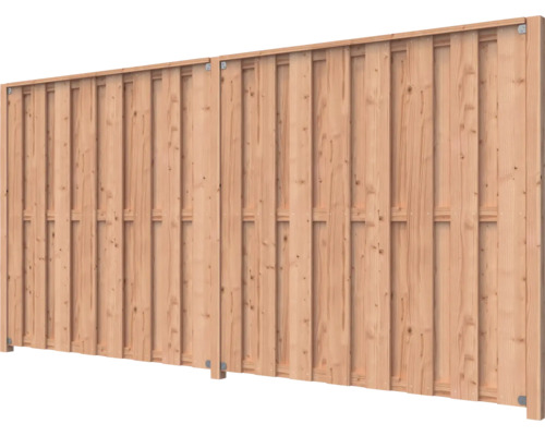 Houten schutting voor de tuin