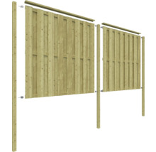 Houten schuttingelementen voor montage